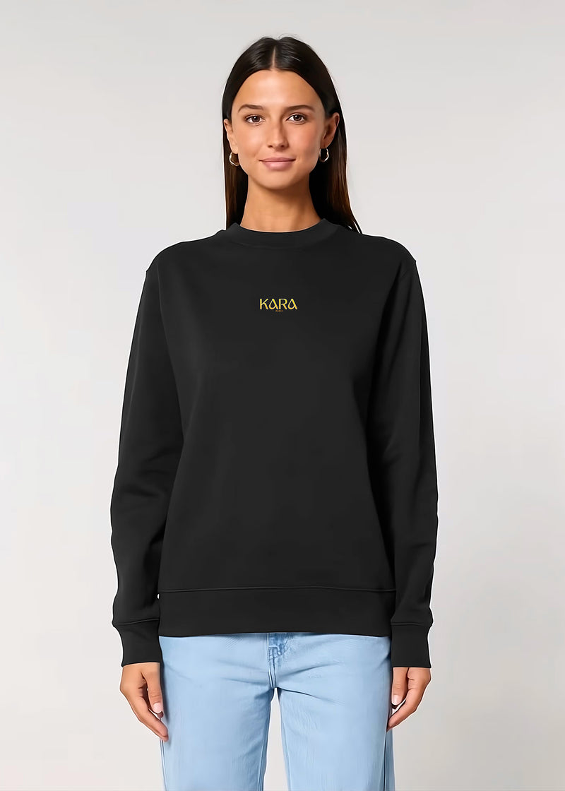CREWNECK KARA CITRON BLACK