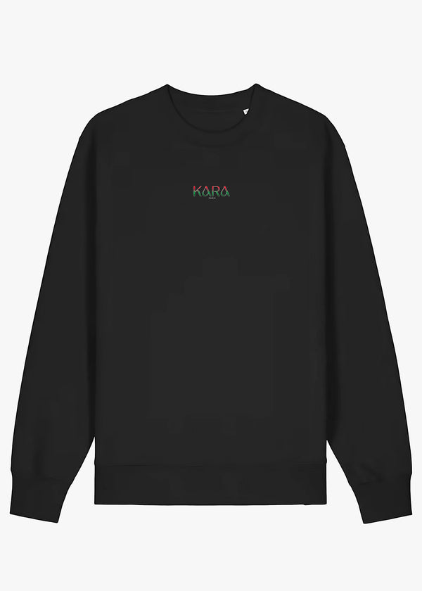 CREWNECK KARA PALESTINE KIDS BLACK