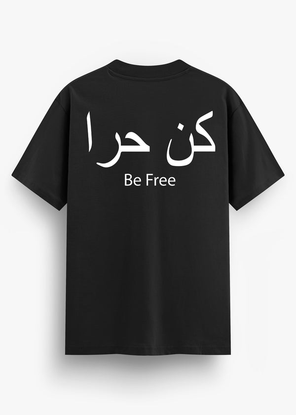T-SHIRT KARA BE FREE BLACK