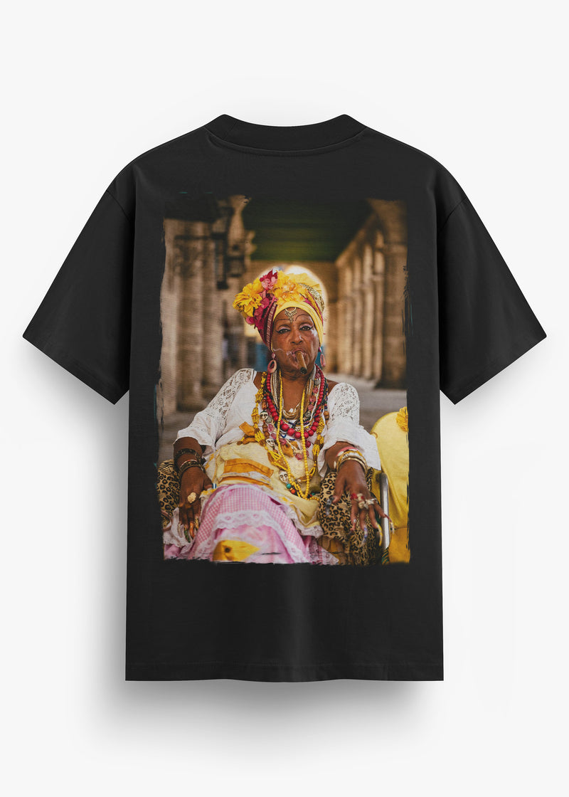 T-SHIRT KARA FEMME CIGAR BLACK