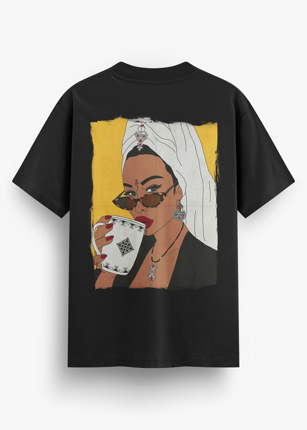 T-SHIRT KARA FEMME KAWA BLACK