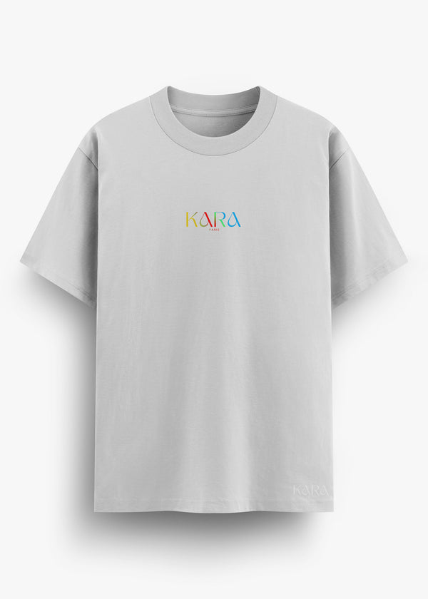 T-SHIRT KARA KABYLE DRAPEAU TISSAGE WHITE
