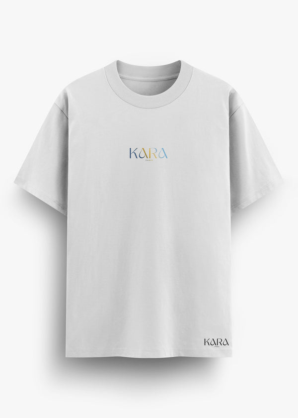 T-SHIRT KARA MAIN ART WHITE
