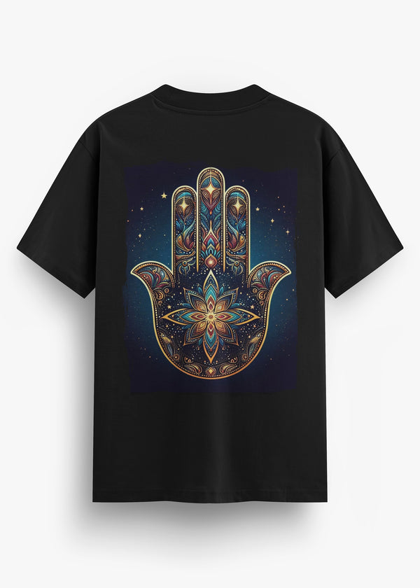 T-SHIRT KARA MAIN BLACK