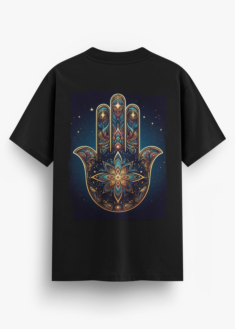 T-SHIRT KARA MAIN BLACK