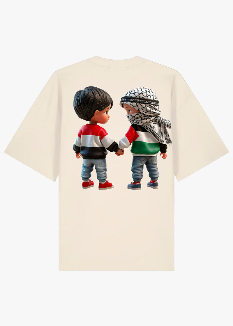 T-SHIRT KARA PALESTINE KIDS WHITE
