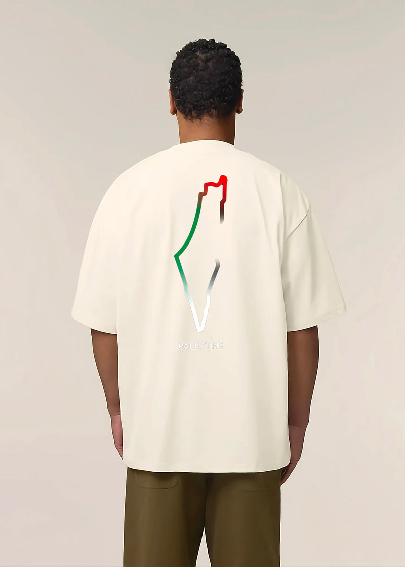 T-SHIRT KARA PALESTINE WHITE