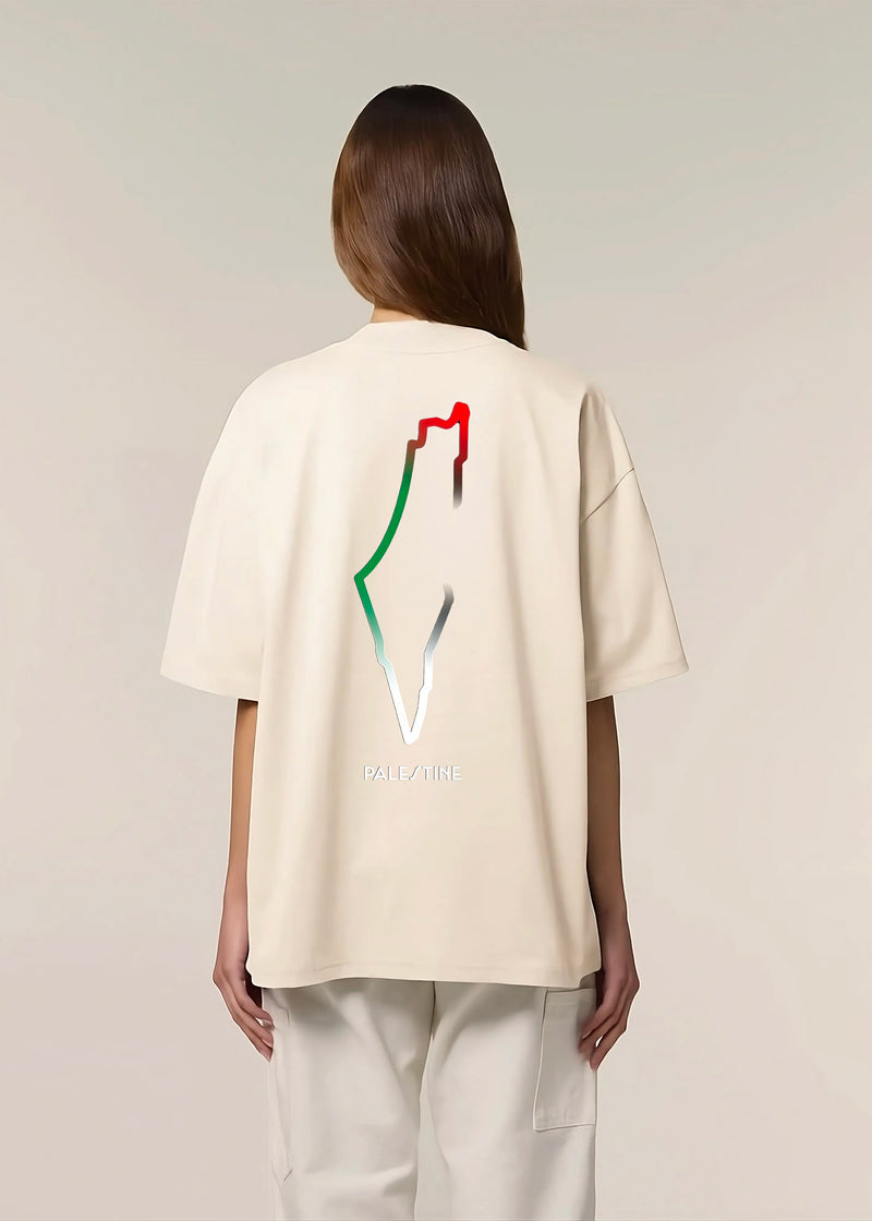 T-SHIRT KARA PALESTINE WHITE