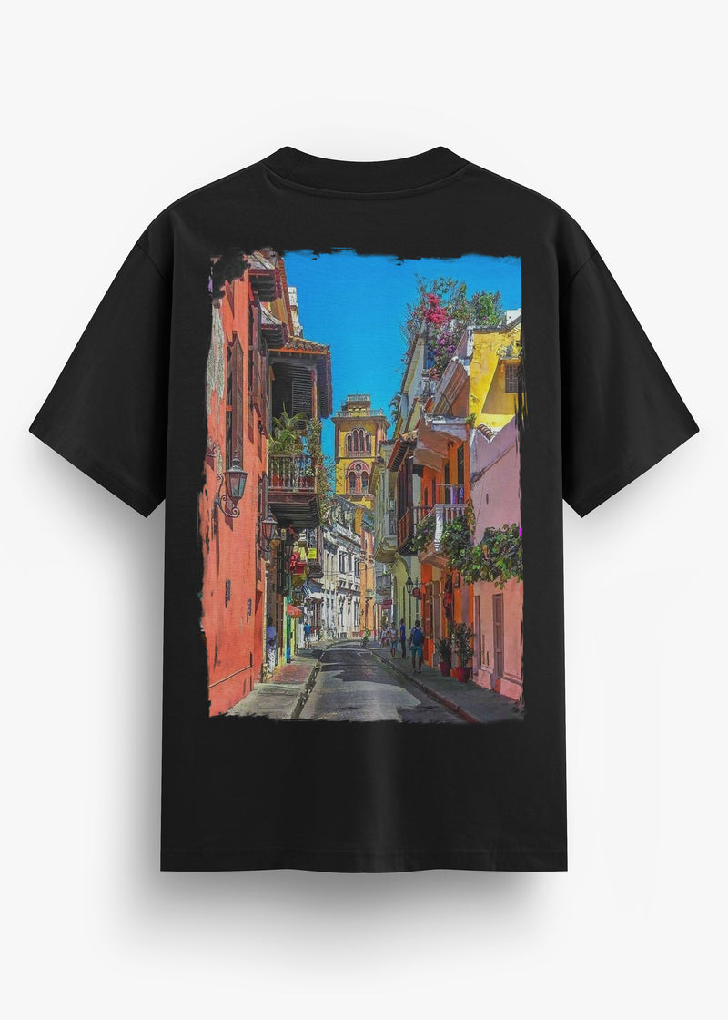 T-SHIRT KARA RUE COLORS BLACK