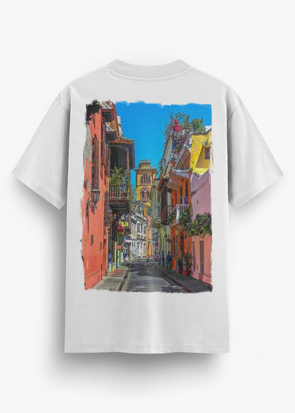 T-SHIRT KARA RUE COLORS WHITE