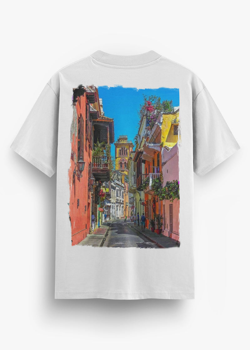 T-SHIRT KARA RUE COLORS WHITE