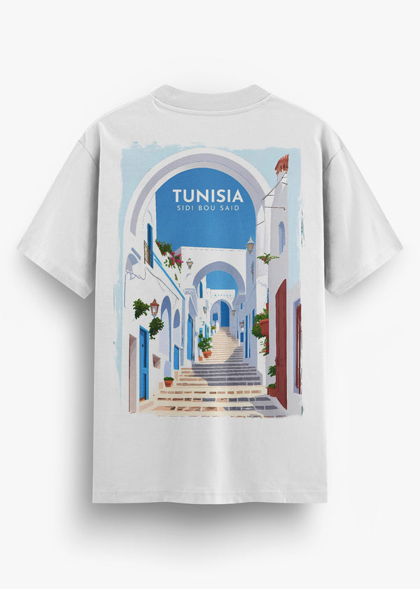 T-SHIRT KARA TUNISIA TUNISIA WHITE