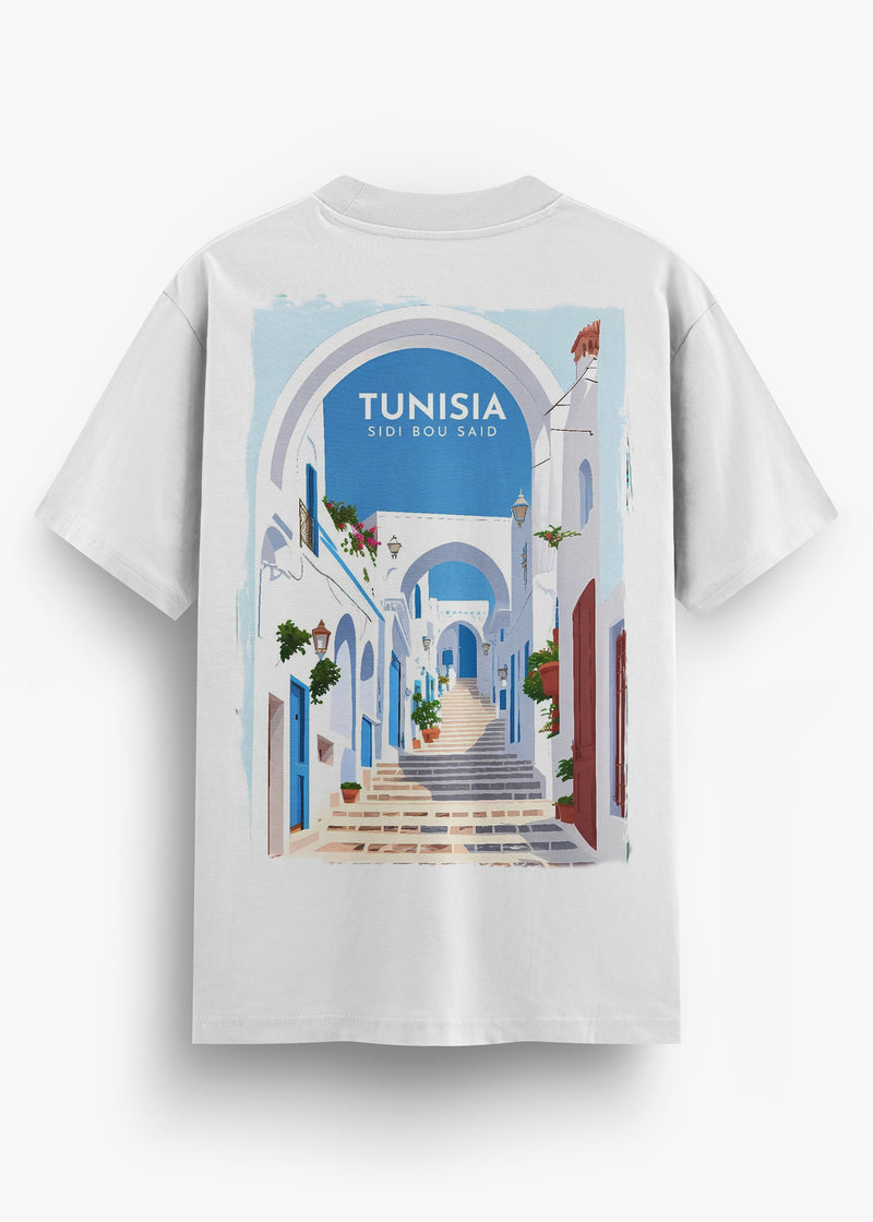 T-SHIRT KARA TUNISIA TUNISIA WHITE