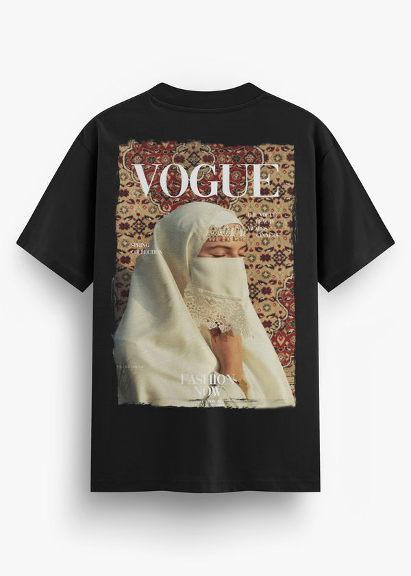 T-SHIRT KARA VOGUE BLACK