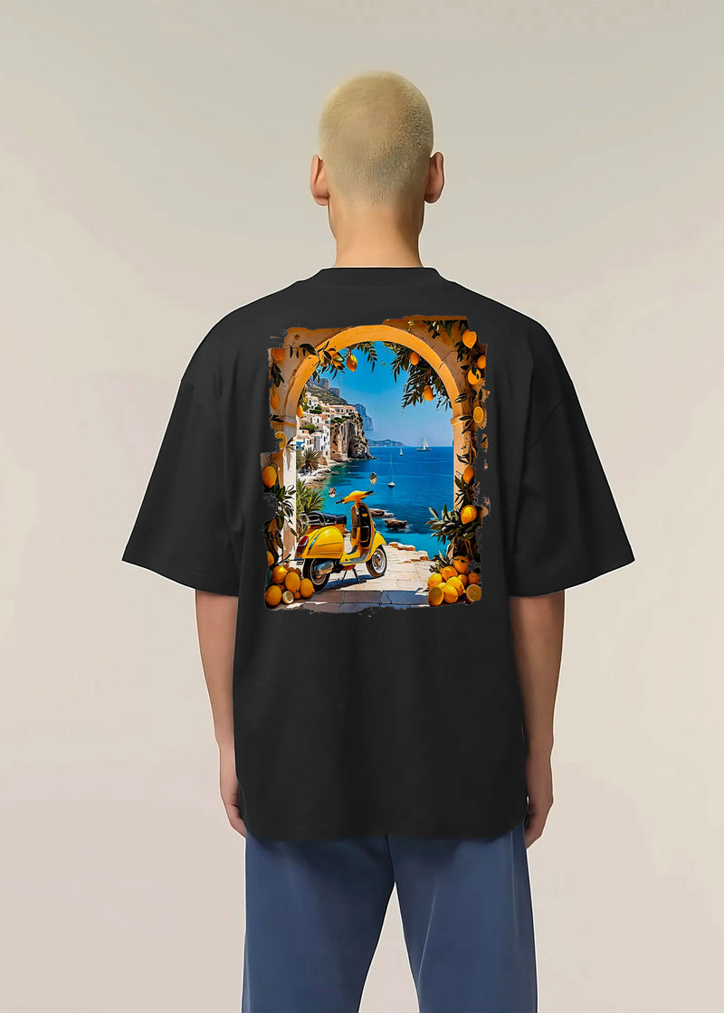 T-SHIRT KARA CITRON BLACK