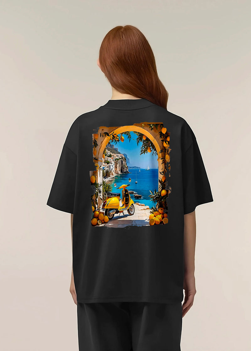 T-SHIRT KARA CITRON BLACK