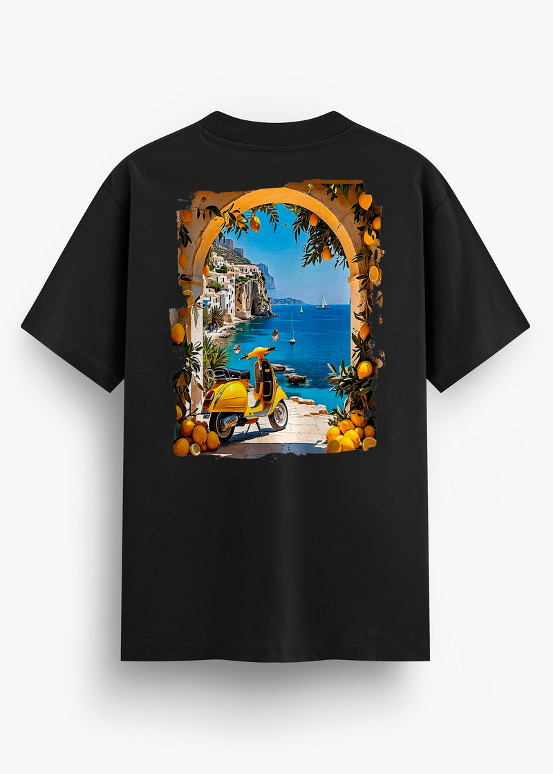 T-SHIRT KARA CITRON BLACK